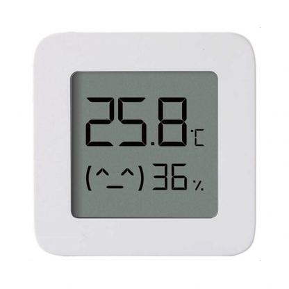 Xiaomi Mi Temperature and Humidity Monitor 2 - устройство за следене и анализ на времето и влажността на въздуха (бял)