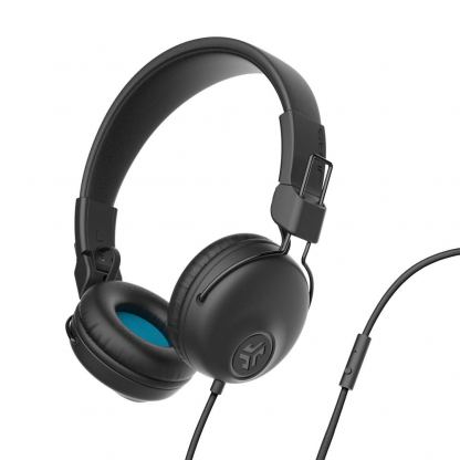 JLAB Studio Wired On-Ear Headphones - слушалки с микрофон за мобилни устройства (черен)