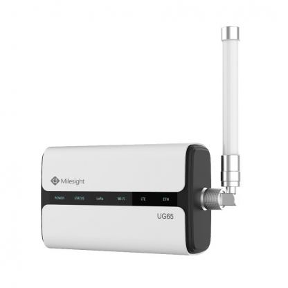 Milesight IoT UG65 Helium Outdoor Hotspot HNT Miner (Non 4G ver) - външна точна за достъп за свързване и копане към Helium криптомрежата (бял)