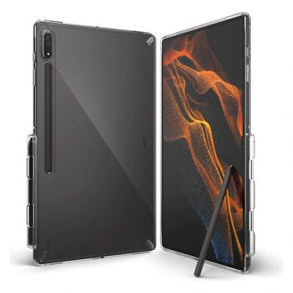 Ringke Fusion Case - удароустойчив хибриден кейс за Samsung Galaxy Tab S8 Ultra (2022) (черен)