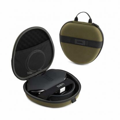 Urban Armor Gear Ration AirPods Max Protective Case - качествен защитен кейс за Apple AirPods Max (тъмнозелен)
