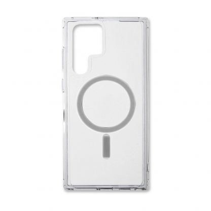 4smarts Hybrid Premium Clear Case with UltiMag - хибриден удароустойчив кейс за Samsung Galaxy S22 Ultra (прозрачен)