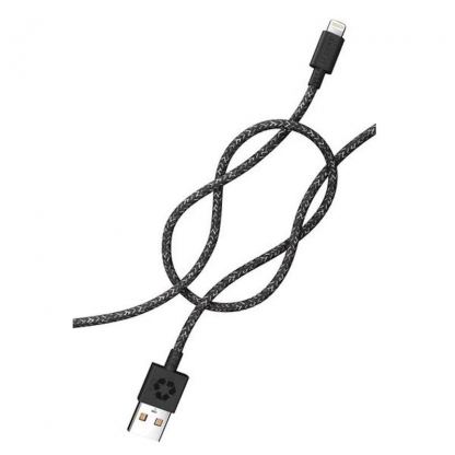 Local Electronics Le Cord USB Lightning MFi Cable - здрав кабел с въжена оплекта за Apple устройства с Lightning порт (200 см) (черен)