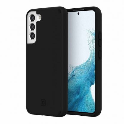 Incipio Duo Case - удароустойчив хибриден кейс за Samsung Galaxy S22 Plus (черен)
