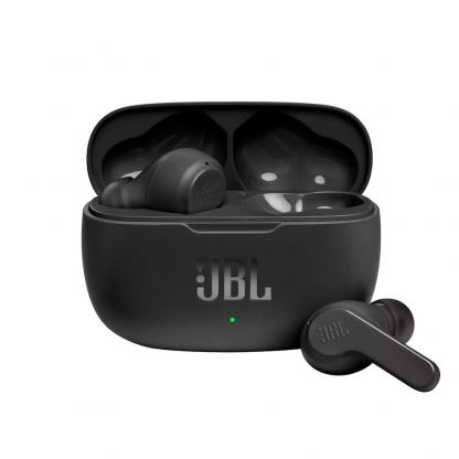 JBL Wave 200 TWS Earphones - безжични блутут слушалки със зареждащ кейс (черен) 