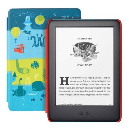 Amazon Kindle Kids Edition Gen 10 (2019) (blue) - четец за електронни книги с осветен дисплей (6 инча) (2019) (син)