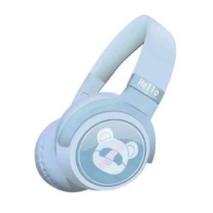 Gjby CA-032 BT Kids Wireless On-Ear Headphones - безжични блутут слушалки, подходящи за деца (светлосин)