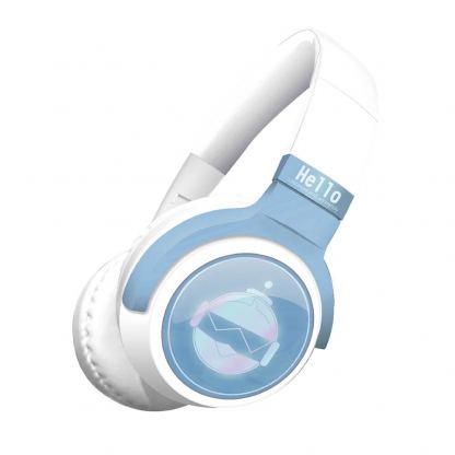 Gjby CA-032 BT Kids Wireless On-Ear Headphones - безжични блутут слушалки, подходящи за деца (бял)