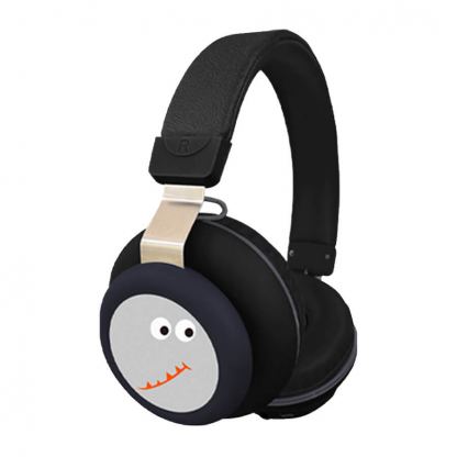 Gjby CA-030 Dinosaur Kids BT Wireless On-Ear Headphones - безжични блутут слушалки, подходящи за деца (черен)