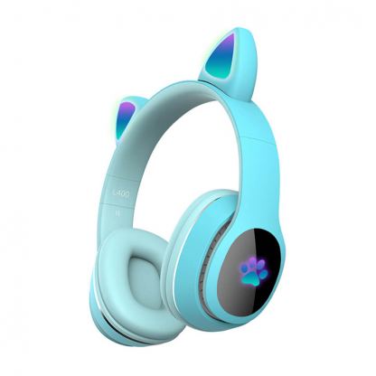 Catear L400 BT Kids Wireless Over-Ear Headphones - безжични блутут слушалки, подходящи за деца (син)