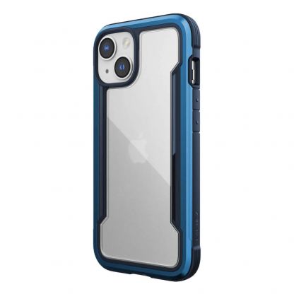 Raptic Shield Case - хибриден удароустойчив кейс за iPhone 14 (син-прозрачен)