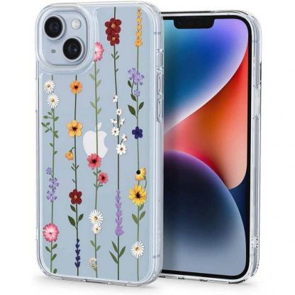 Spigen Cyrill Cecile Case Flower Garden - хибриден кейс с висока степен на защита за iPhone 14 Plus (цветни мотиви)