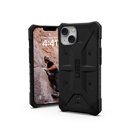 Urban Armor Gear Pathfinder Case - удароустойчив хибриден кейс за iPhone 14 (черен)