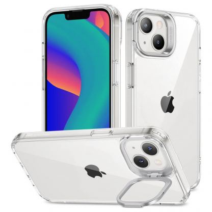 ESR Classic Kickstand Case - хибриден кейс с висока степен на защита за iPhone 14, iPhone 13 (прозрачен) 