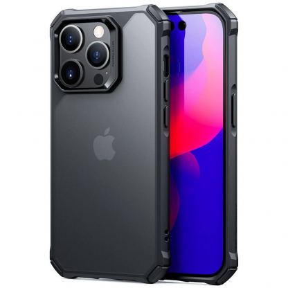 ESR Air Armor Case - хибриден удароустойчив кейс за iPhone 14 Pro (черен-мат)
