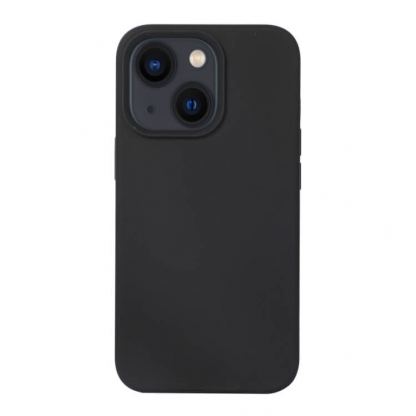 JC Silicone Case - силиконов (TPU) калъф за iPhone 14 (черен)