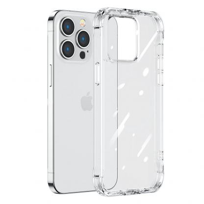 Joyroom Defender Series Case (JR-14H2) - хибриден удароустойчив кейс с вградена поставка за iPhone 14 Pro (прозрачен)