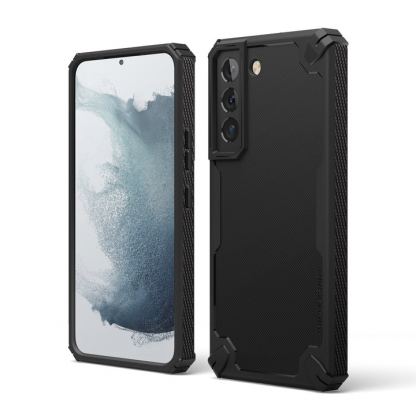 Elago Armor Case - удароустойчив силиконов (TPU) калъф за Samsung Galaxy S22 (черен)