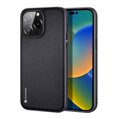 Dux Ducis Fino Series Case - хибриден удароустойчив кейс за iPhone 14 Pro (черен)
