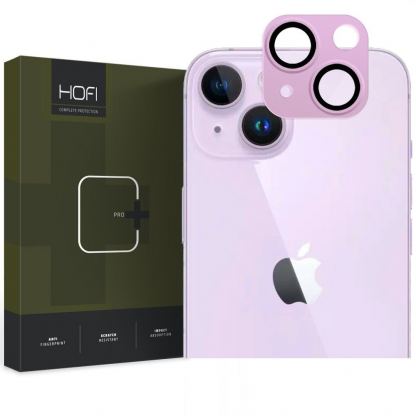 Hofi FullCam Pro Plus Lens Protector - предпазна метална плочка за камерата на iPhone 14, iPhone 14 Plus (лилав)