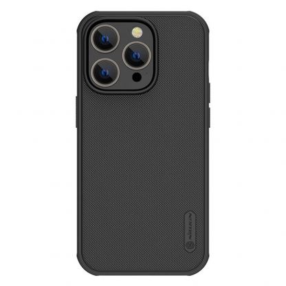 Nillkin Super Frosted Pro Magnetic Case - хибриден удароустойчив кейс с MagSafe за iPhone 14 Pro Max (черен) 