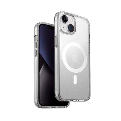 Uniq LifePro Xtreme Magnetic Case - хибриден удароустойчив кейс с MagSafe за iPhone 14 Plus (прозрачен)