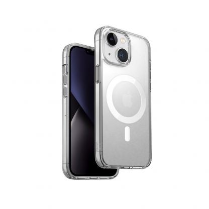 Uniq LifePro Xtreme Magnetic Case - хибриден удароустойчив кейс с MagSafe за iPhone 14 (прозрачен)