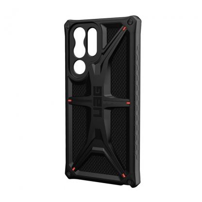 Urban Armor Gear Monarch Kevlar Case - удароустойчив хибриден кейс за Samsung Galaxy S22 Ultra (черен-кевлар)