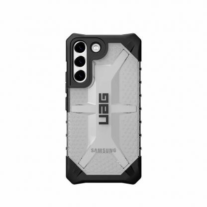 Urban Armor Gear Plasma Case - удароустойчив хибриден кейс за Samsung Galaxy S23 Plus (прозрачен)