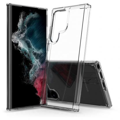 Tech-Protect Flexair Hybrid Case - хибриден удароустойчив кейс за Samsung Galaxy S23 Ultra (прозрачен) 