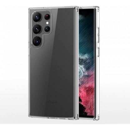 Dux Ducis Clin Hybrid Case - хибриден удароустойчив кейс за Samsung Galaxy S23 Ultra (прозрачен)