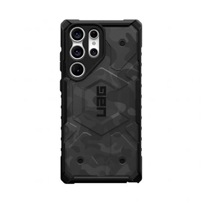 Urban Armor Gear Pathfinder SE Camo Case - удароустойчив хибриден кейс за Samsung Galaxy S23 Ultra (черен камуфлаж)