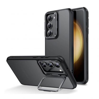 ESR Classic Kickstand Case - хибриден кейс с висока степен на защита за Samsung Galaxy S23 (черен) 