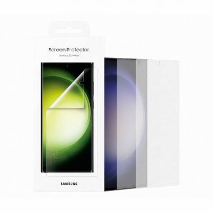 Samsung Screen Protector EF-US918CTEGWW - оригинално защитно покритие за дисплея на Samsung Galaxy S23 Ultra (2 броя) (прозрачно)