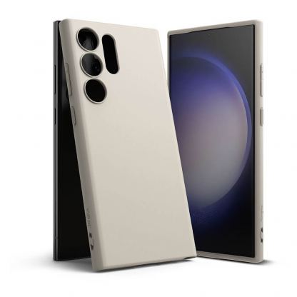 Ringke Air S Case - силиконов (TPU) калъф за Samsung Galaxy S23 Ultra (бежов)