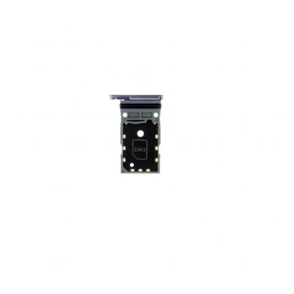 Samsung Galaxy Sim Tray - оригинална резервна поставка за сим картата за Samsung Galaxy S23, Galaxy S23 Plus (лилав)