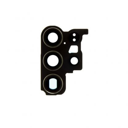 Samsung Galaxy Rear Camera Frame - оригинала рамка на задната камера за Samsung Galaxy S23 Ultra (бял)