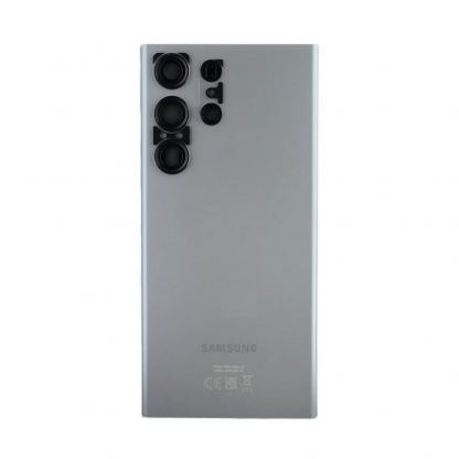 Samsung Back Cover - оригинален резервен заден капак за Samsung Galaxy S23 Ultra (сив)