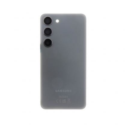 Samsung Back Cover - оригинален резервен заден капак за Samsung Galaxy S23 (сив)