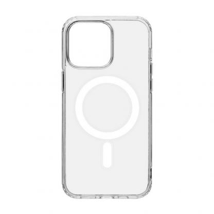 Tactical MagForce TPU Cover - хибриден удароустойчив кейс с MagSafe за iPhone 15 Pro Max (прозрачен) 