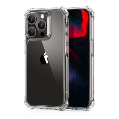 ESR Air Armor Case - хибриден удароустойчив кейс за iPhone 15 Pro (прозрачен)