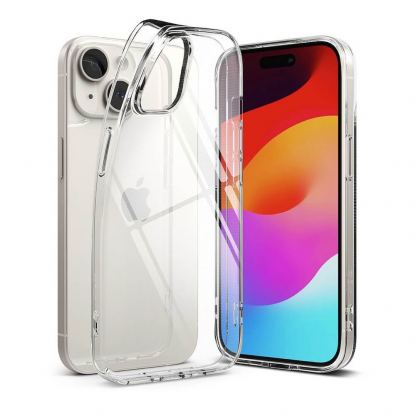 Ringke Air Case - силиконов (TPU) калъф за iPhone 15 (прозрачен)