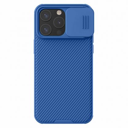 Nillkin CamShield Pro Hard Case - хибриден удароустойчив кейс за iPhone 15 Pro Max (син)