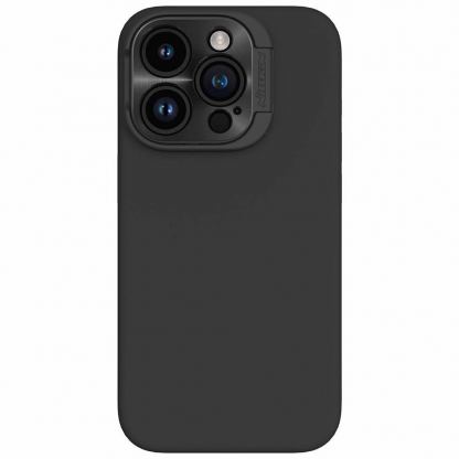 Nillkin LensWing Magnetic Hard Case - силиконов (TPU) калъф с MagSafe и поставка за iPhone 15 Pro (черен)
