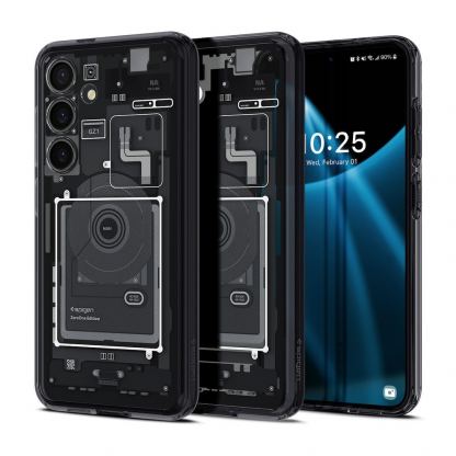 Spigen Ultra Hybrid Zero One Case - хибриден кейс с висока степен на защита за Samsung Galaxy S24 (черен) 