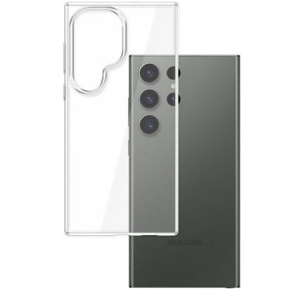 3MK Armor Case - удароустойчив силиконов калъф за Samsung Galaxy S24 Ultra (прозрачен)