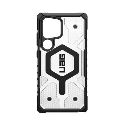 Urban Armor Gear Pathfinder MagSafe Case - удароустойчив хибриден кейс с MagSafe за Samsung Galaxy S24 Ultra (прозрачен)