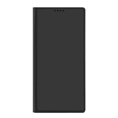 дублирана - Dux Ducis Skin Pro Case - кожен калъф с поставка и отделение за кр. карти за Samsung Galaxy S24 Ultra (черен)