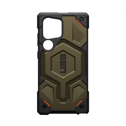 Urban Armor Gear Monarch Kevlar Case - удароустойчив хибриден кейс за Samsung Galaxy S24 Ultra (зелен-кевлар)