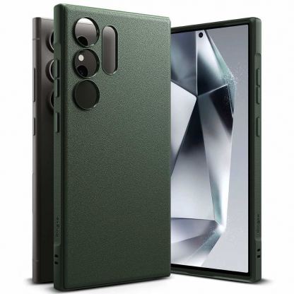 Ringke Onyx Case - силиконов (TPU) калъф за Samsung Galaxy S24 Ultra (зелен)